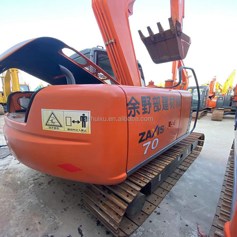 Venta caliente de Hitachi Mejor venta mini excavadora usada HITACHI ZX70 Japón origen de segunda mano hidráulica Excavadora de rastreo en buenas condiciones