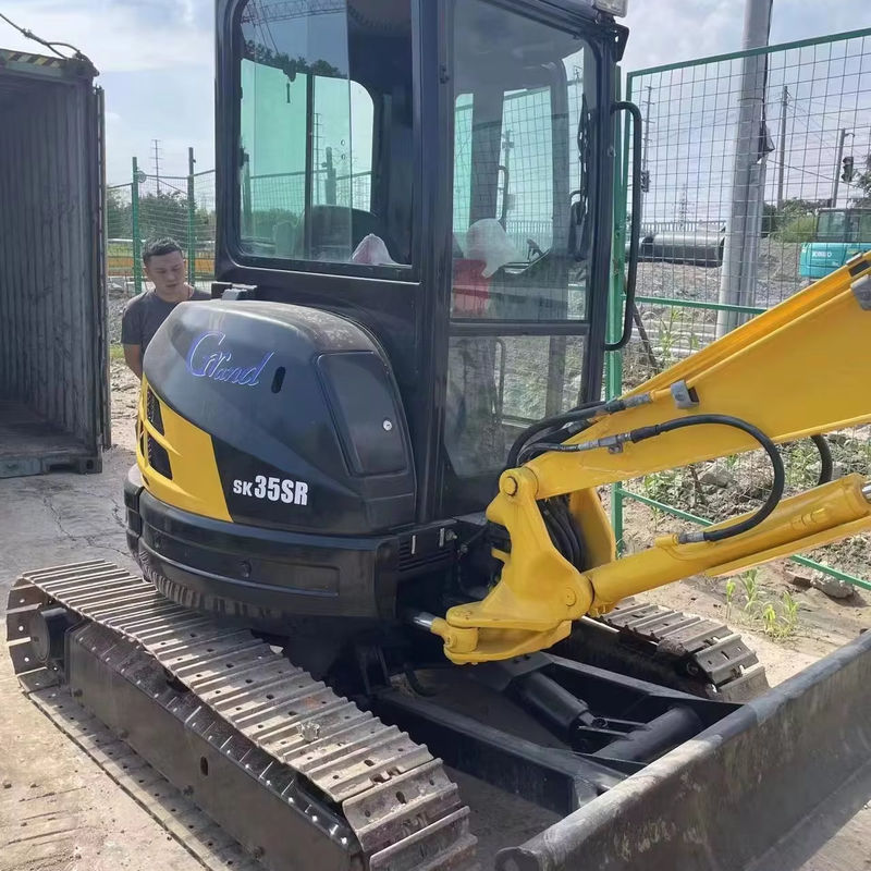 excavadora usada de alta calidad kobelco 35sr/condición de trabajo de segunda mano excavadora barata kobelco 35sr