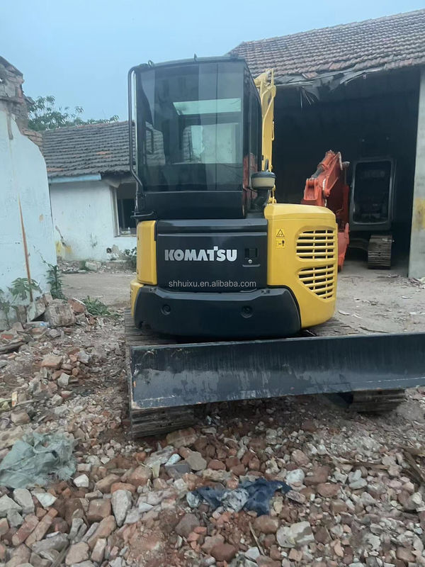 Alta calidad KOMATSU PC55MR excavadora hidráulica de segunda mano de origen japonés/mini excavadora de segunda mano KOMATSU PC55MR Precio barato
