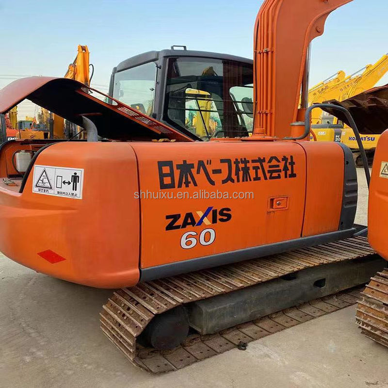Venta caliente Hitachi Excavadora hidráulica de segunda mano HITACHI ZX60 en buen estado de origen japonés excavadora usada