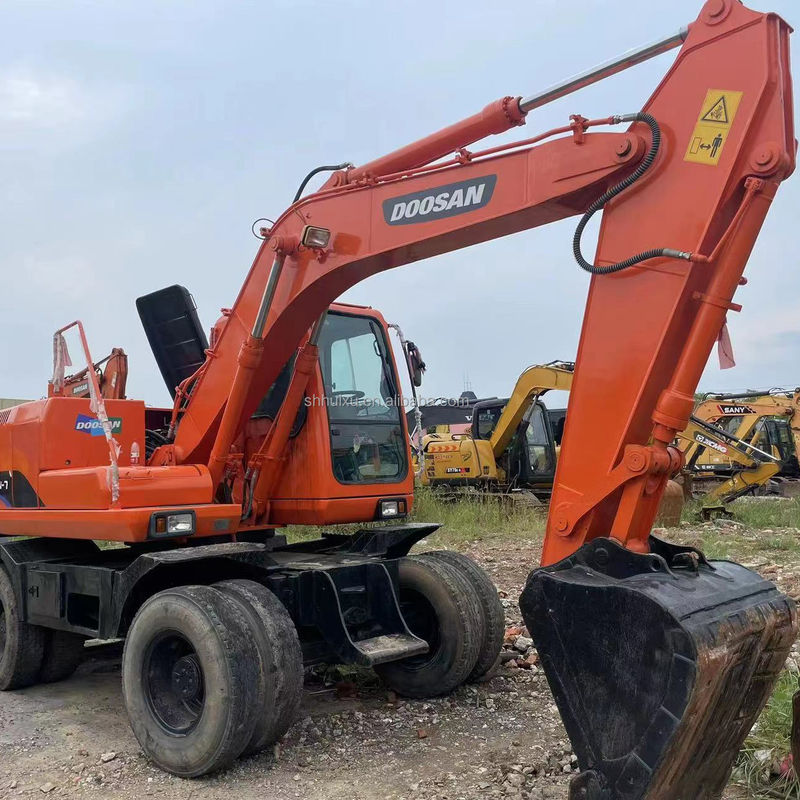 China excavadora de ruedas Doosan 150 excavadora de segunda mano máquina pesada gran excavadora
