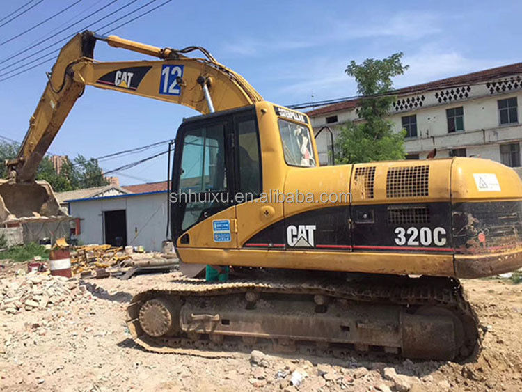 Japón usó excavadora cat 320 de segunda mano excavadora hidráulica de rasca CAT320C en buen estado para la venta CAT 303 cat 306 excavadora
