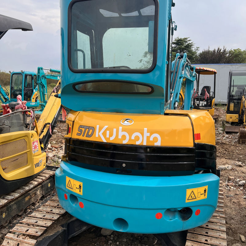 excavadora usada kubota135/ mini máquina de excavación de segunda mano kubota 135 precio bajo en venta