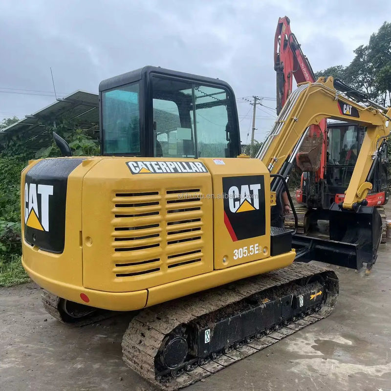 MACHINA CAT Nueva versión japonesa original Usada Pequeña excavadora CAT 305.5E Excavadora de 5,5 toneladas con línea hidráulica