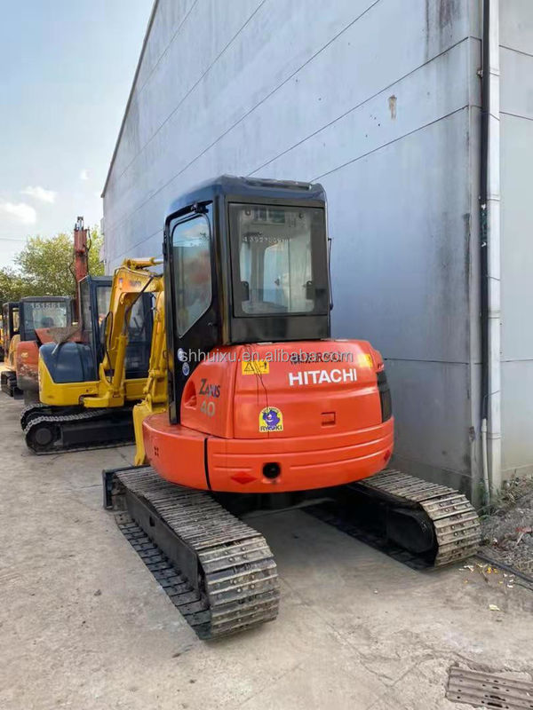 Hitachi en stock de segunda mano Pequeña excavadora hidráulica de rastreo en buen estado HITACHI ZX40U/ mini excavadora japonesa usada HITACHI ZX40U a la venta