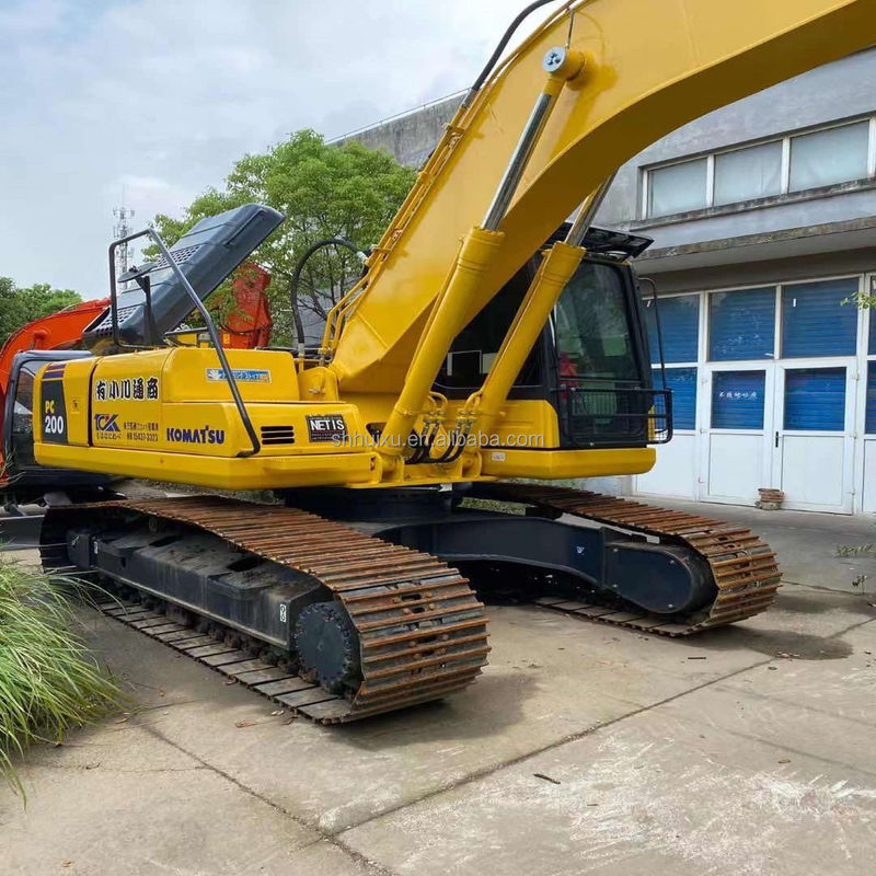 Komatsu de segunda mano hidráulica de origen japonés excavadora de rasca Komatsu PC200-8 máquina de excavación usada con buena calidad Excavadora Komatsu