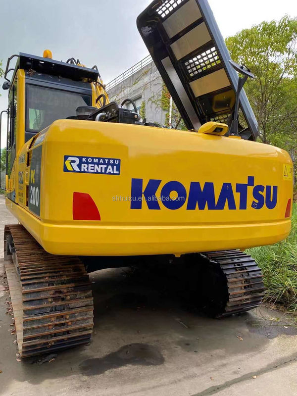 Komatsu de segunda mano hidráulica de origen japonés excavadora de rasca Komatsu PC200-8 máquina de excavación usada con buena calidad Excavadora Komatsu