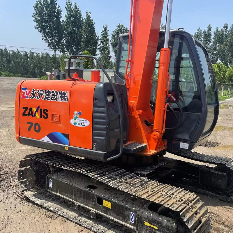 Se vende una miniexcavadora de segunda mano zaxis70 zaxis70 Hitachi zx70 Hitachi70 de 7 toneladas
