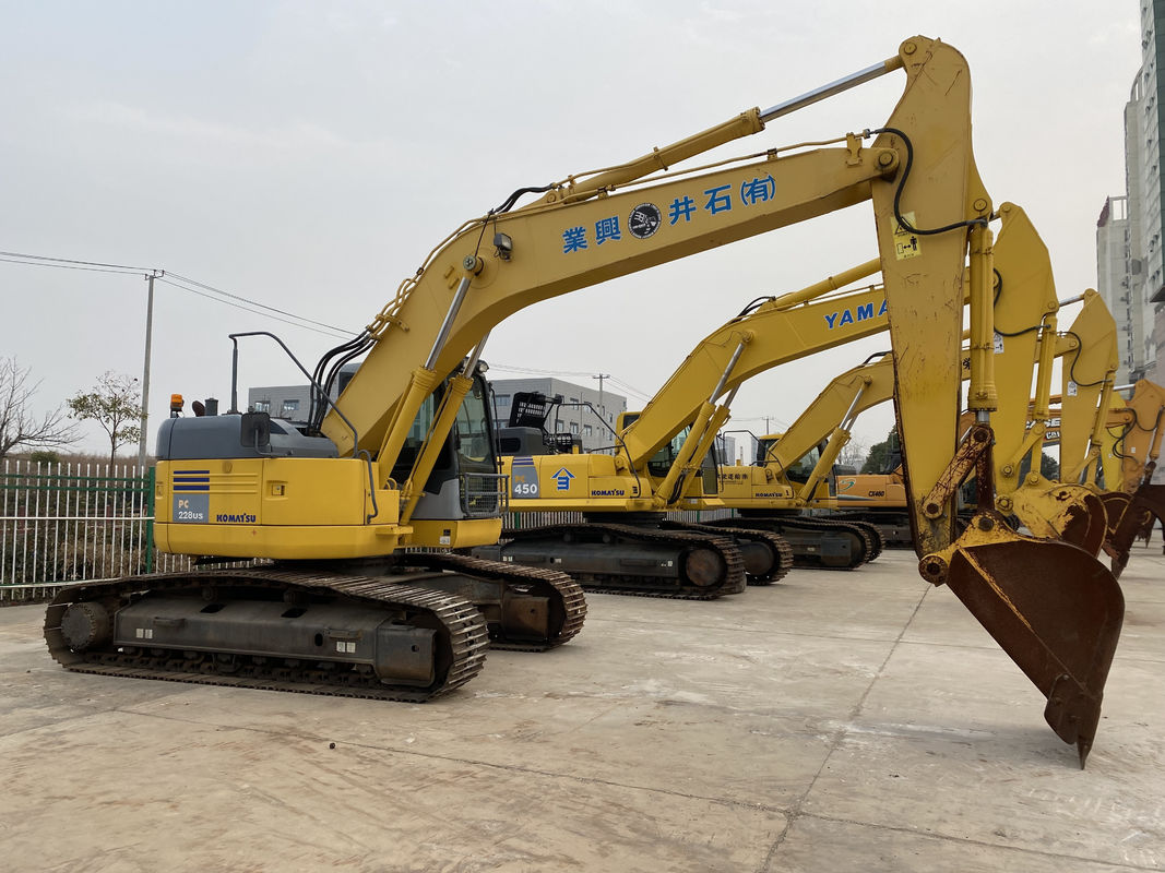 Komatsu KOMATSU PC228 de segunda mano de buena calidad excavadora hidráulica de rastreo máquina de excavación usada Japón origen Komatsu Excavadora