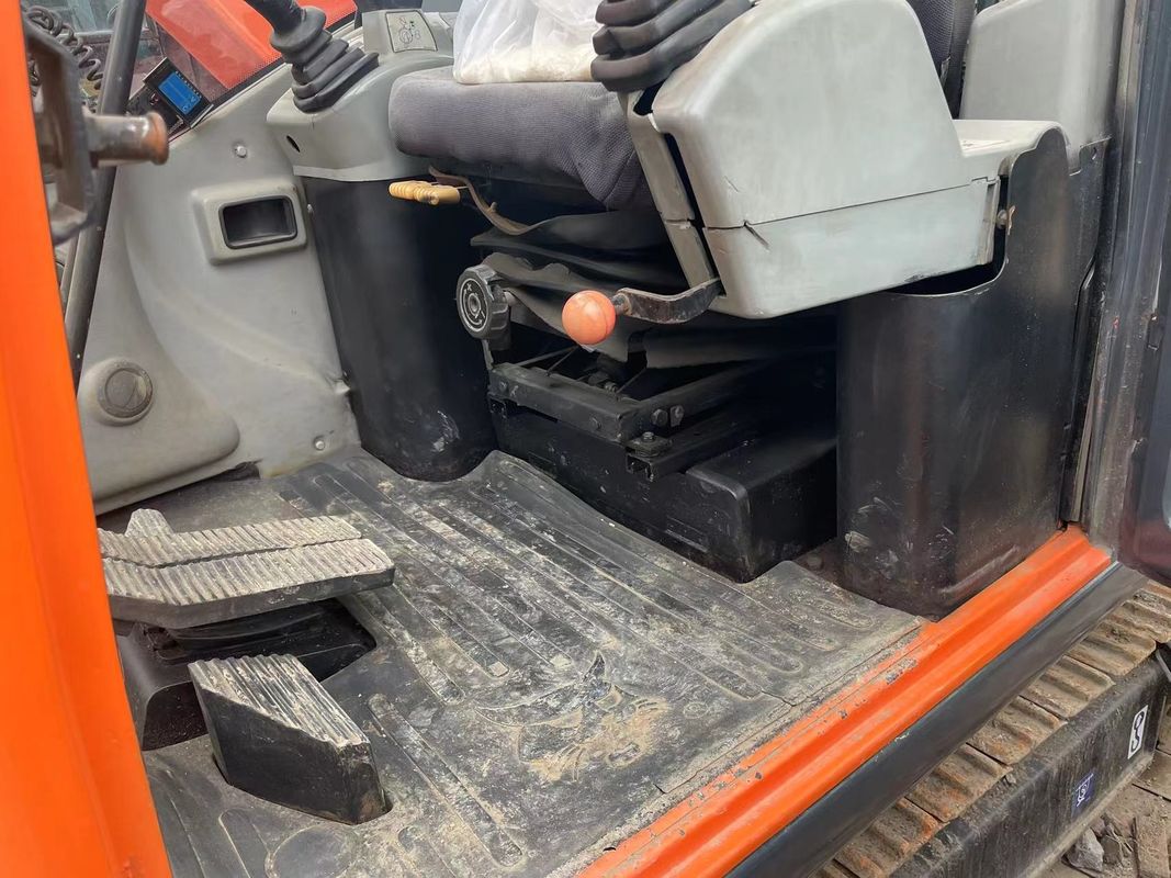 Mini excavadora usada Doosan DX75 excavadora pequeña maquinaria usada de 6 toneladas excavadora de tierra manual excavadora pequeña
