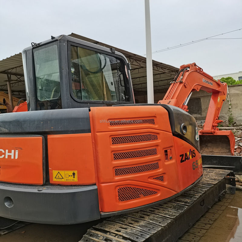 Hitachi en stock Buena calidad Hitachi ZX65 Excavadora de segunda mano de excavadora hidráulica/mini excavadora usada Hitachi ZX65 Precio barato
