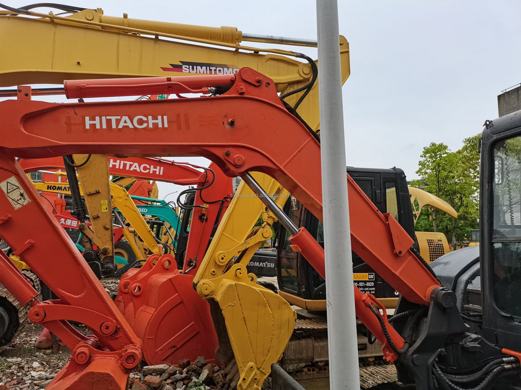 Hitachi en stock Buena calidad Hitachi ZX65 Excavadora de segunda mano de excavadora hidráulica/mini excavadora usada Hitachi ZX65 Precio barato