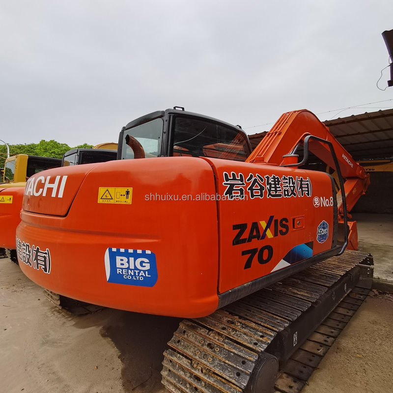 Hitachi en stock Buena condición Hitachi ZX70 excavadora de segunda mano / mini excavadora usada Hitachi ZX70 Precio barato
