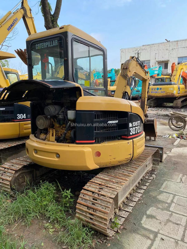 Japón origen de segunda mano de buena calidad excavadora hidráulica CAT307C 7T / Mini Digger usados CAT307C precio barato