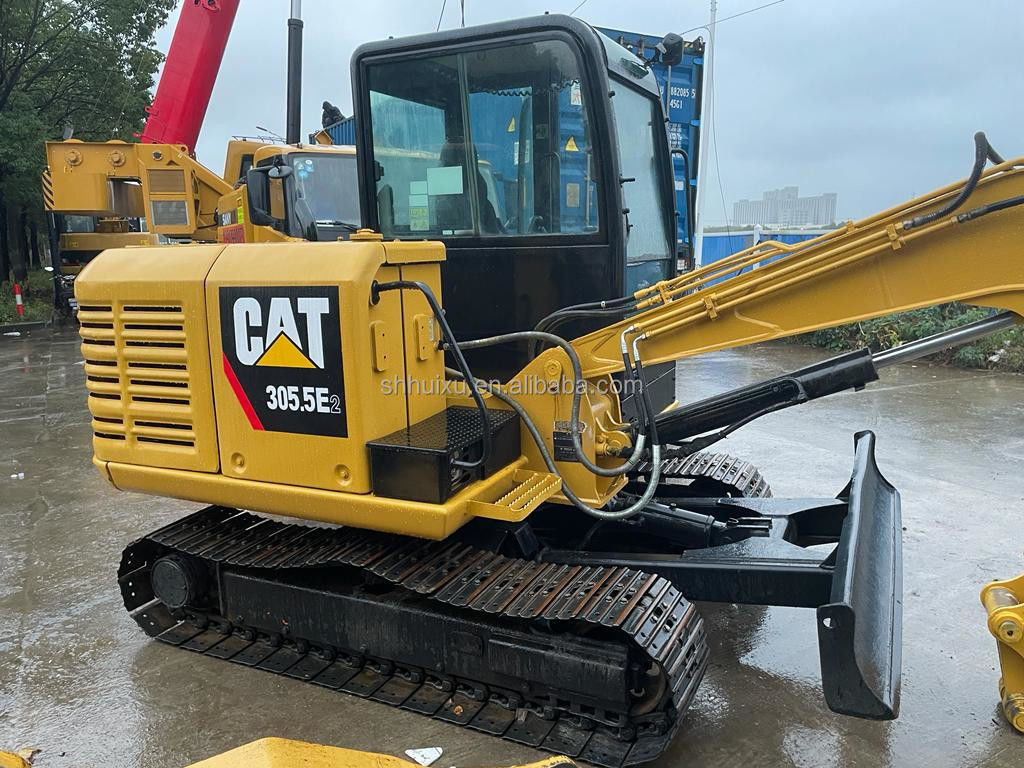 gato utilizado excavadora 305.5e rastrero 305e2/pequeño excavador rastrero excavadora con alta calidad condición CAT 303 gato 306 excavadora
