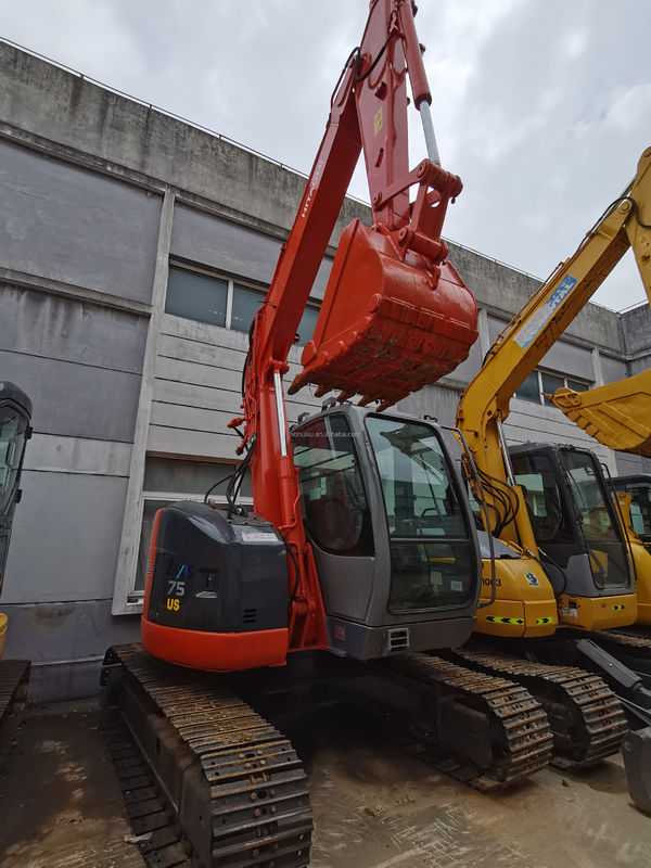 Hitachi venta caliente de segunda mano Hitachi 75US excavadora hidráulica de rastreo de origen japonés mini excavadora usada buena calidad precio barato