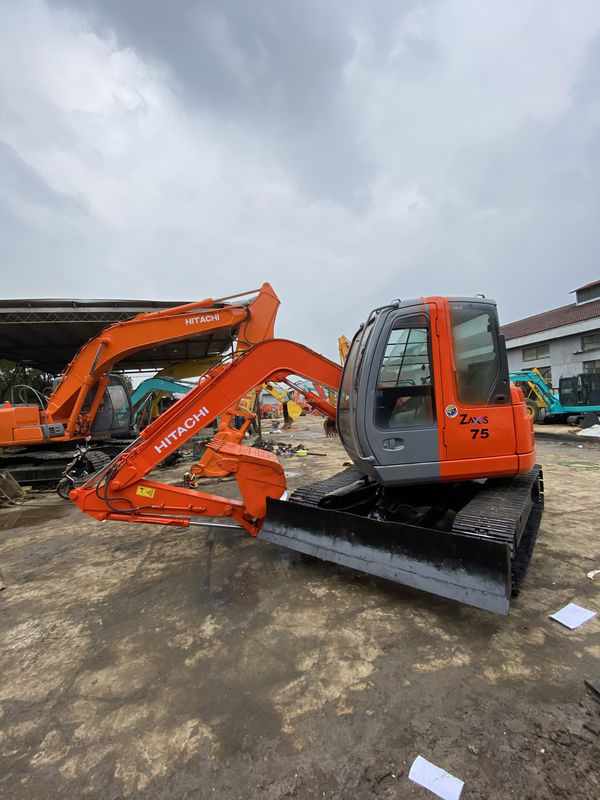Hitachi venta caliente de segunda mano Hitachi 75US excavadora hidráulica de rastreo de origen japonés mini excavadora usada buena calidad precio barato