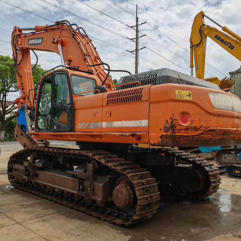 Excelente calidad Excavadora hidráulica de segunda mano DOOSAN DH500/usada doosan dh 500 en venta