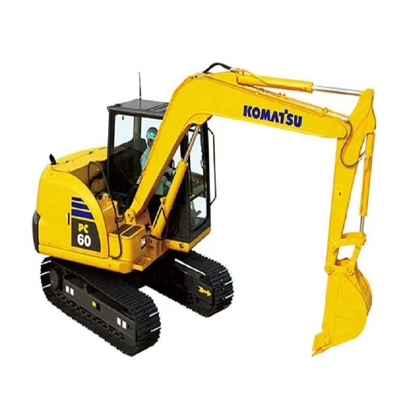 Excavadora de rastreo Komatsu PC60 6 toneladas usadas hidráulica de alta calidad/mini excavadora de segunda mano Komatsu PC60 Japón origen precio barato Komatsu Excavadora