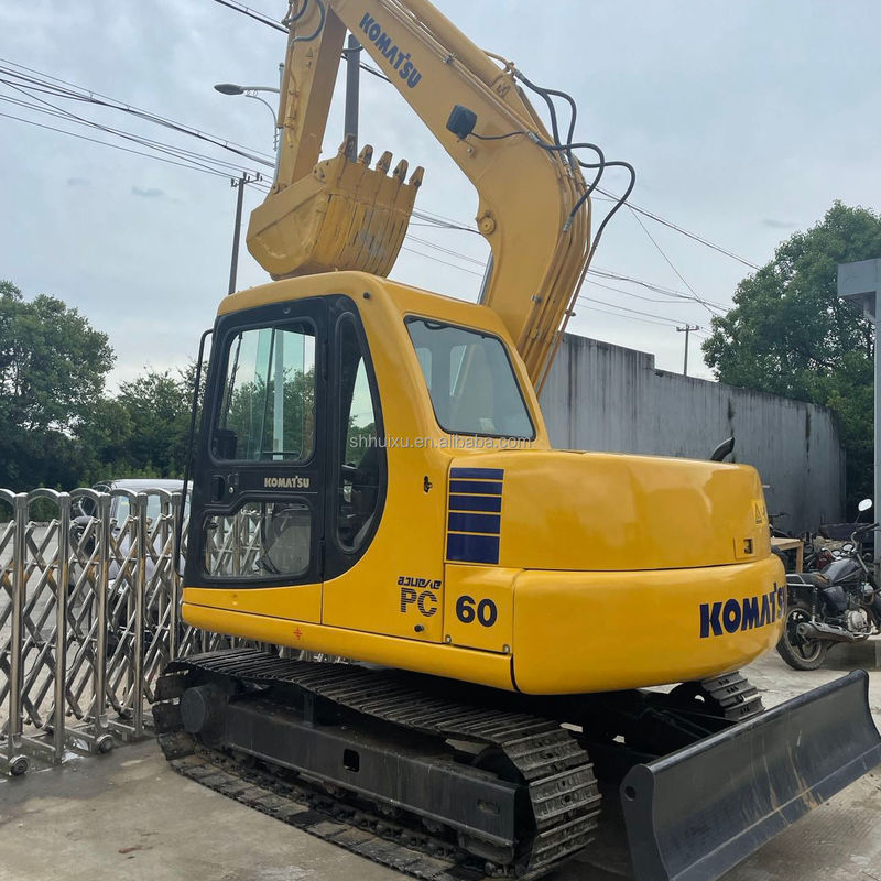 Excavadora de rastreo Komatsu PC60 6 toneladas usadas hidráulica de alta calidad/mini excavadora de segunda mano Komatsu PC60 Japón origen precio barato Komatsu Excavadora