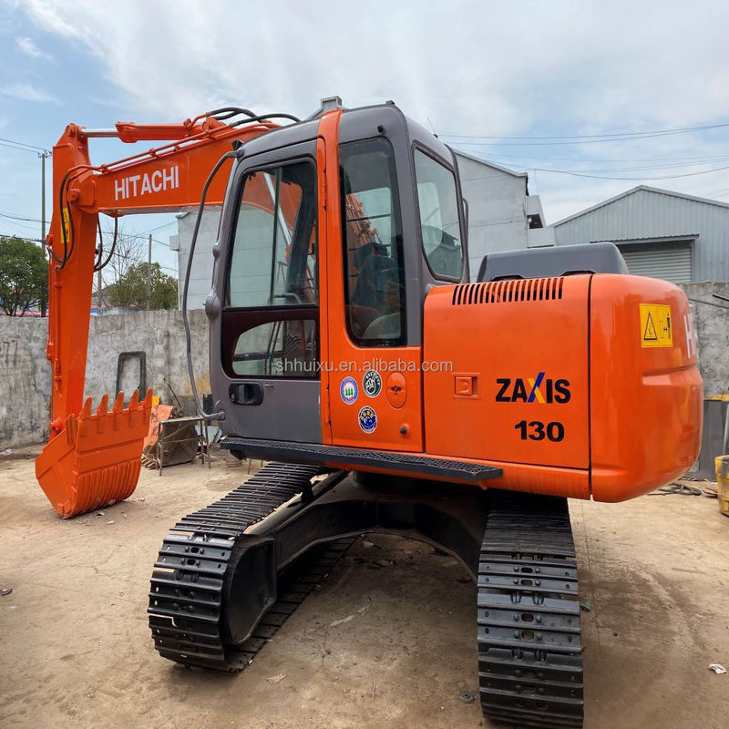 Venta caliente Hitachi Excavadora de rastreo Hitachi ZX130 de segunda mano Hidráulica En buen estado / Máquina de excavación usada precio barato