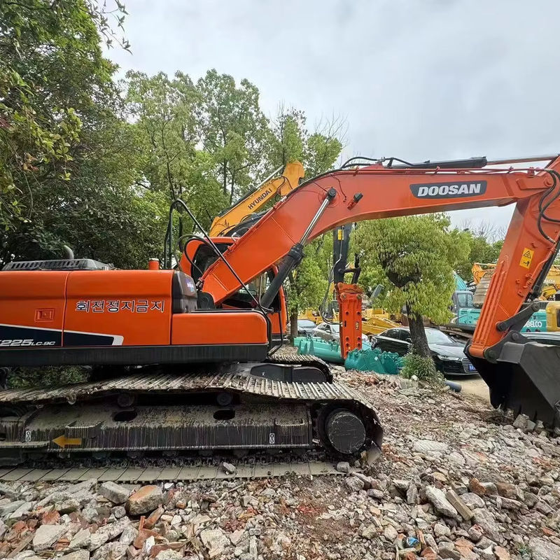 Excavadora usada doosan dh225 en venta /horas de trabajo bajas doosan dh225 usada en China Shanghai