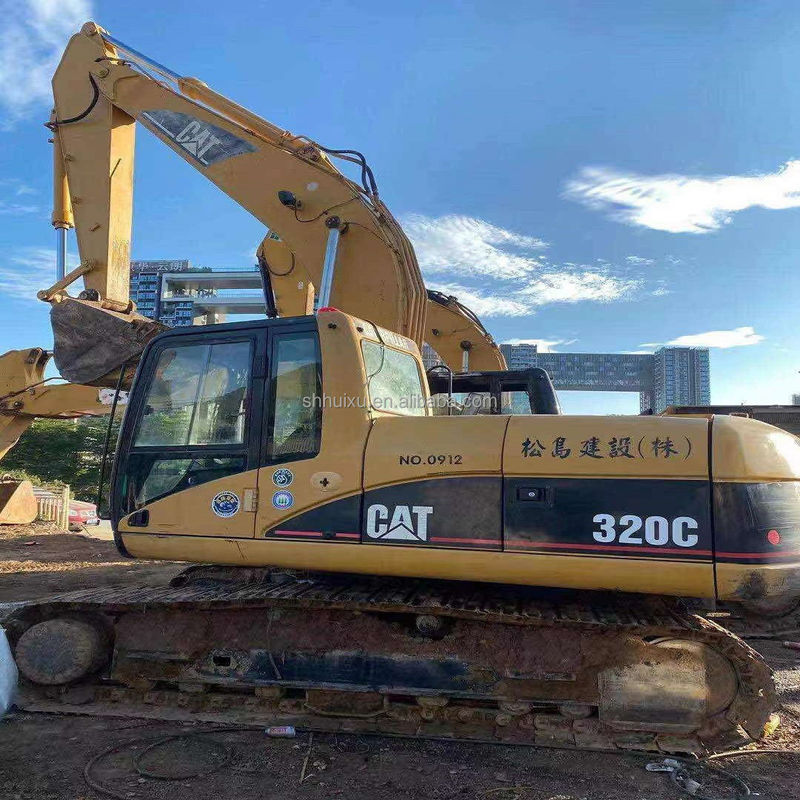 Excavadora usada cat 320d máquina de excavación de segunda mano CAT320C de venta caliente CAT 303 cat 306 excavadora