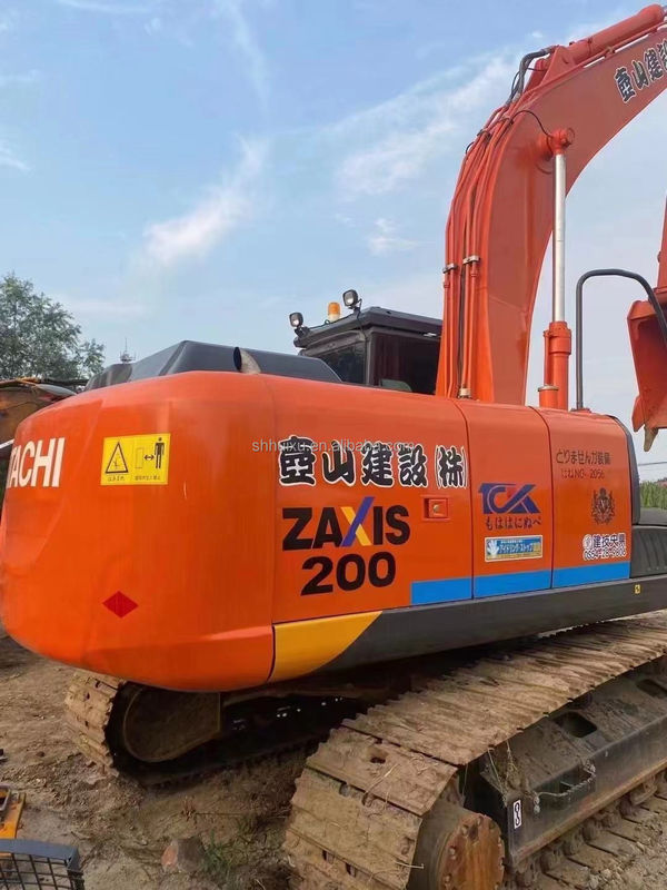 Hitachi en stock Hitachi ZX200-3 de segunda mano Excavadora hidráulica de rastreo En buen estado/ Máquina de excavación usada Hitachi ZX200-3 Precio barato