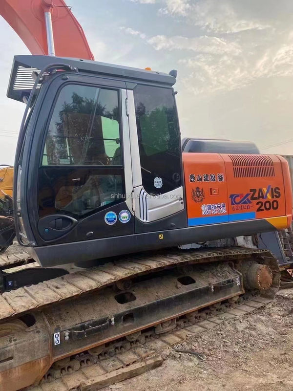 Hitachi en stock Hitachi ZX200-3 de segunda mano Excavadora hidráulica de rastreo En buen estado/ Máquina de excavación usada Hitachi ZX200-3 Precio barato
