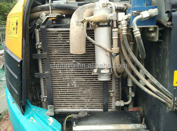 Excavadora japonesa de calidad usada Kubota 155 pequeña de 5,5 toneladas mini excavadora de segunda mano con cuchilla y línea de rotor