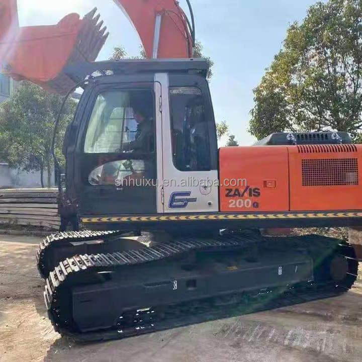Hitachi en stock En buen estado Hitachi ZX200-5 de segunda mano Excavadora hidráulica de rastreo/máquina de excavación usada Hitachi ZX200-5 Precio barato