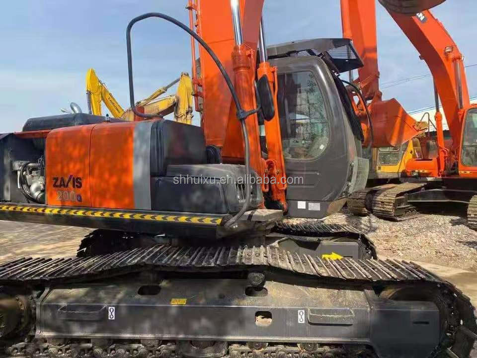 Hitachi en stock En buen estado Hitachi ZX200-5 de segunda mano Excavadora hidráulica de rastreo/máquina de excavación usada Hitachi ZX200-5 Precio barato