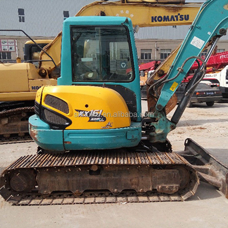 Excavadora japonesa de calidad usada Kubota 161 pequeña de 6,1 toneladas mini excavadora de segunda mano