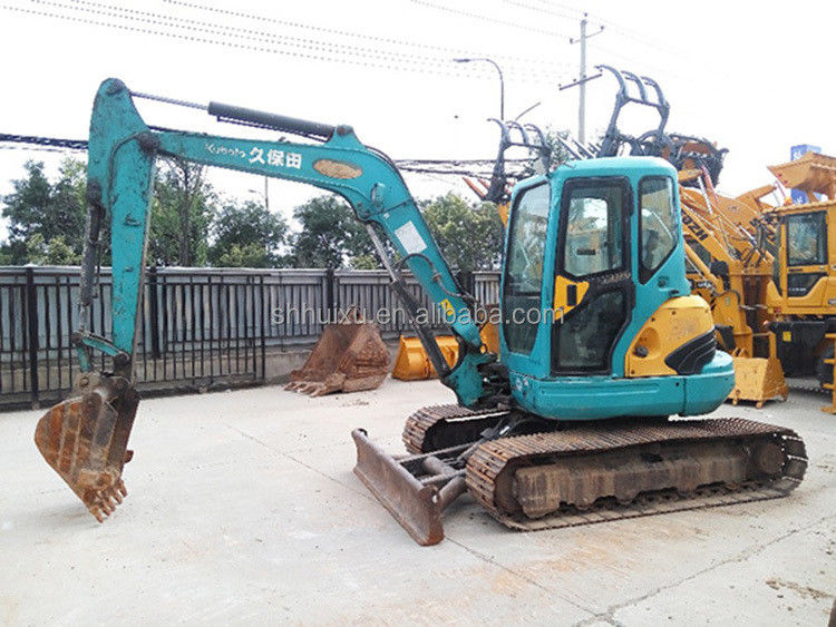 Excavadora japonesa de calidad usada Kubota 161 pequeña de 6,1 toneladas mini excavadora de segunda mano