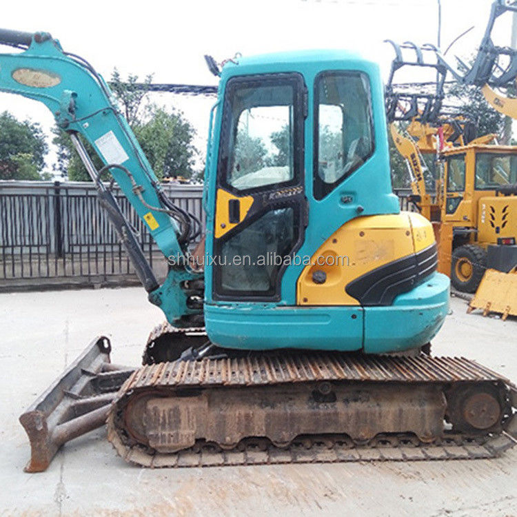 Excavadora japonesa de calidad usada Kubota 161 pequeña de 6,1 toneladas mini excavadora de segunda mano