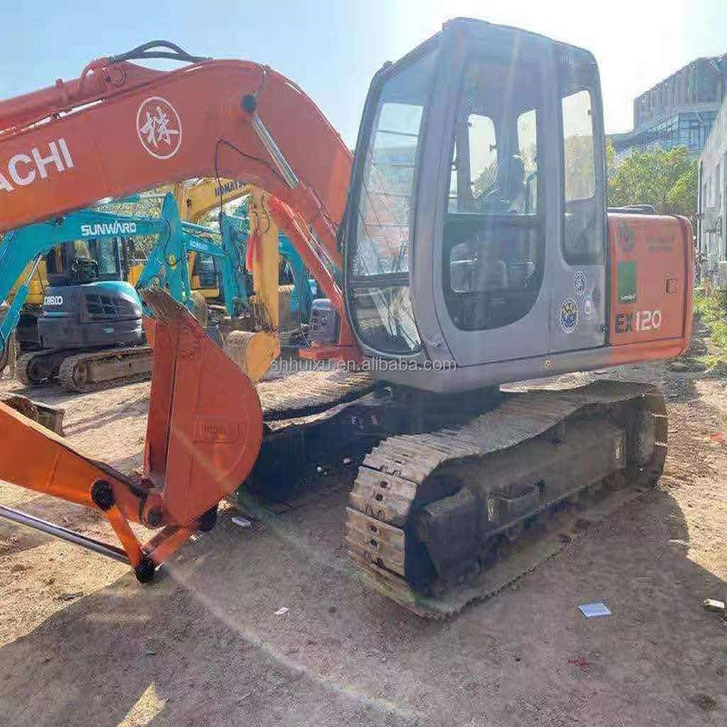 Hitachi en stock El más vendido Hitachi EX120 de segunda mano Excavadora hidráulica de rastreo/máquina de excavación usada Hitachi EX120 Precio barato
