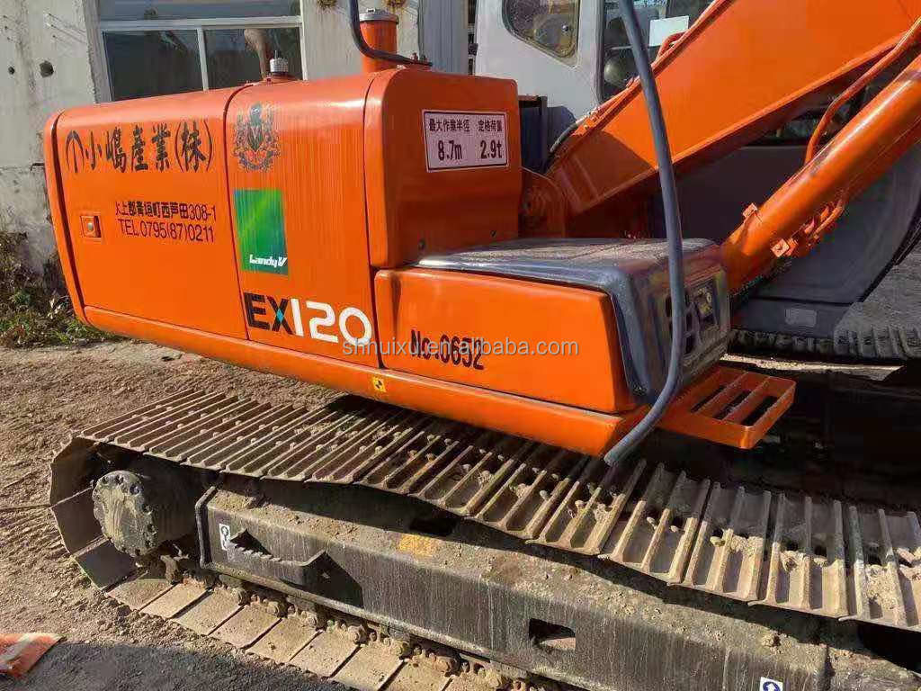 Hitachi en stock El más vendido Hitachi EX120 de segunda mano Excavadora hidráulica de rastreo/máquina de excavación usada Hitachi EX120 Precio barato