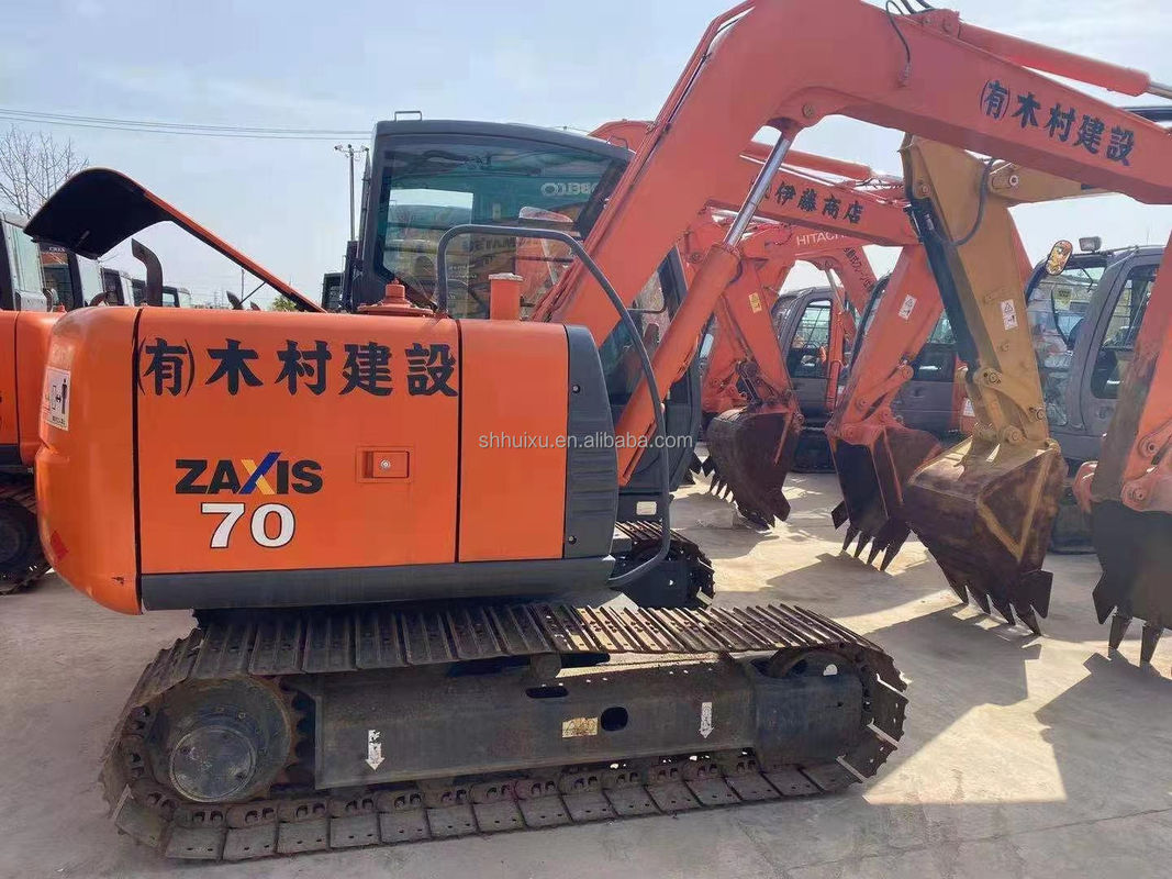 Venta caliente de Hitachi Alta calidad Hitachi ZX70 excavadora hidráulica de segunda mano / mini excavadora usada Hitachi ZX70 Precio barato