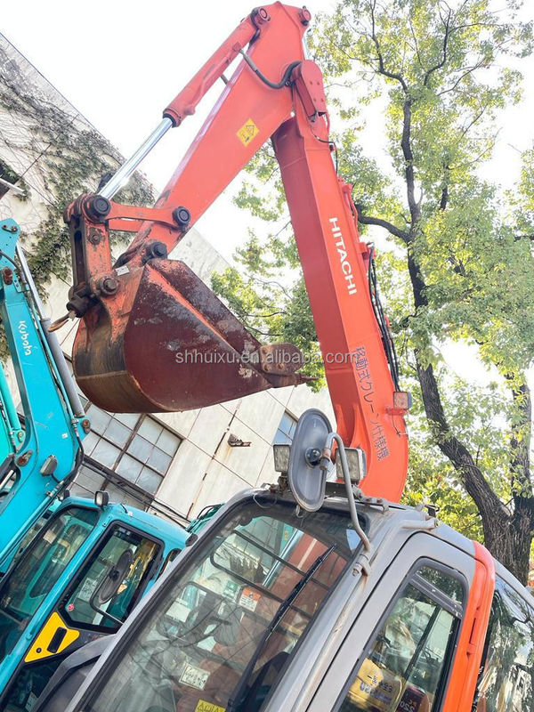Hitachi en stock Japón origen Hitachi ZX75 de segunda mano excavadora hidráulica de rastreo/mini excavadora usada Hitachi ZX75 buena calidad Precio barato