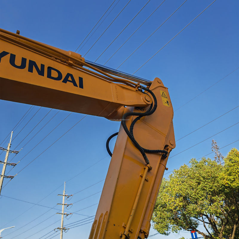 Excavadora de ruedas usadas Hyundai 210-7 con alta potencia de excavación Motor original Hyundai Excavadora de ruedas
