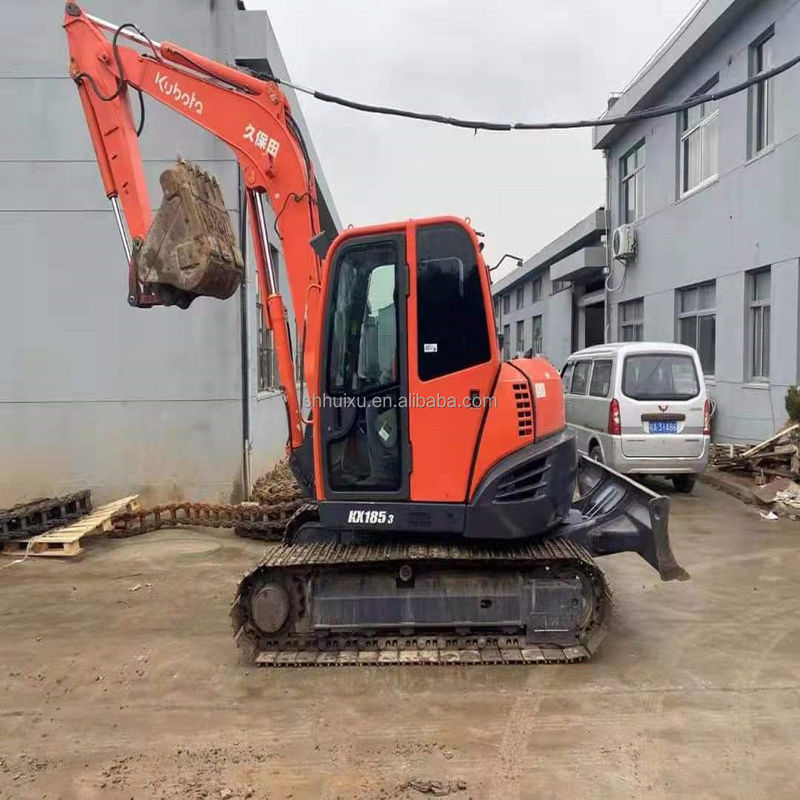 Excavadora de segunda mano mini excavadora Kubota185 buena calidad con precio barato, de segunda mano marca japonesa Kubota185