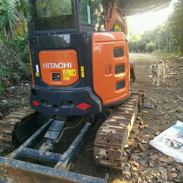 Excavadora usada Hitachi zx35 de 3,5 toneladas mini zx35u excavadora con accesorios hidráulica zx35u-3