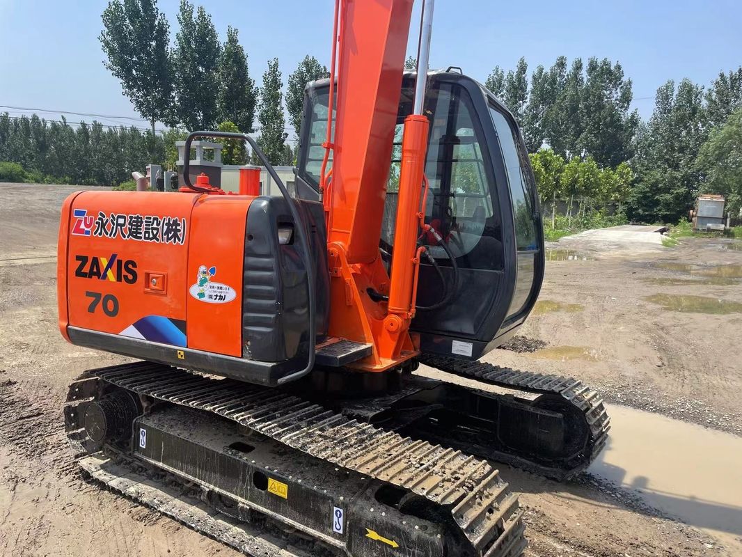 HITACHI ZX70 60 Excavadora de rastreo hidráulico de segunda mano Buena calidad / Máquina de excavación usada HITACHI ZX70 60 venta caliente