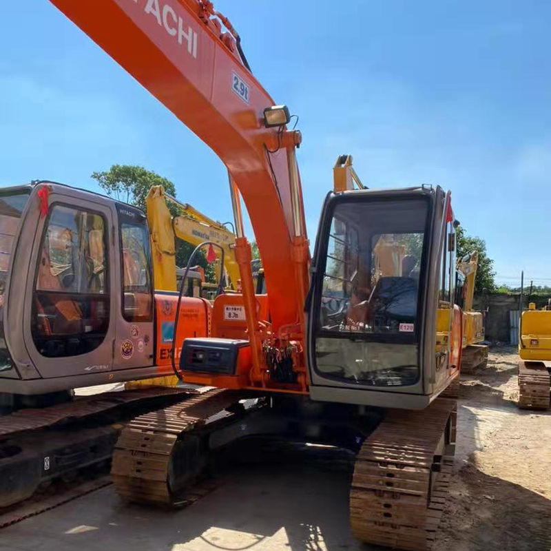 Mejor vendido HITACHI ex120 Excavadora de rastreo hidráulico de segunda mano Buena calidad/máquina de excavación usada HITACHI ex120 venta caliente