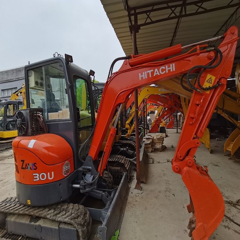 Mejor vendido HITACHI 30U Excavadora de rastreo hidráulico de segunda mano Buena calidad / máquina de excavación usada HITACHI 30U venta caliente
