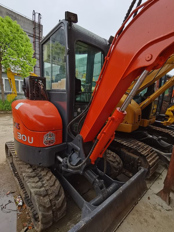 Mejor vendido HITACHI 30U Excavadora de rastreo hidráulico de segunda mano Buena calidad / máquina de excavación usada HITACHI 30U venta caliente
