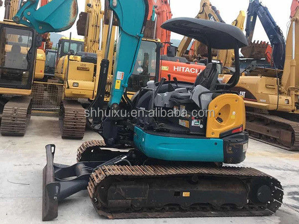 Mini excavadora usada Kubota55 de origen japonés precio barato/excavadora hidráulica de segunda mano