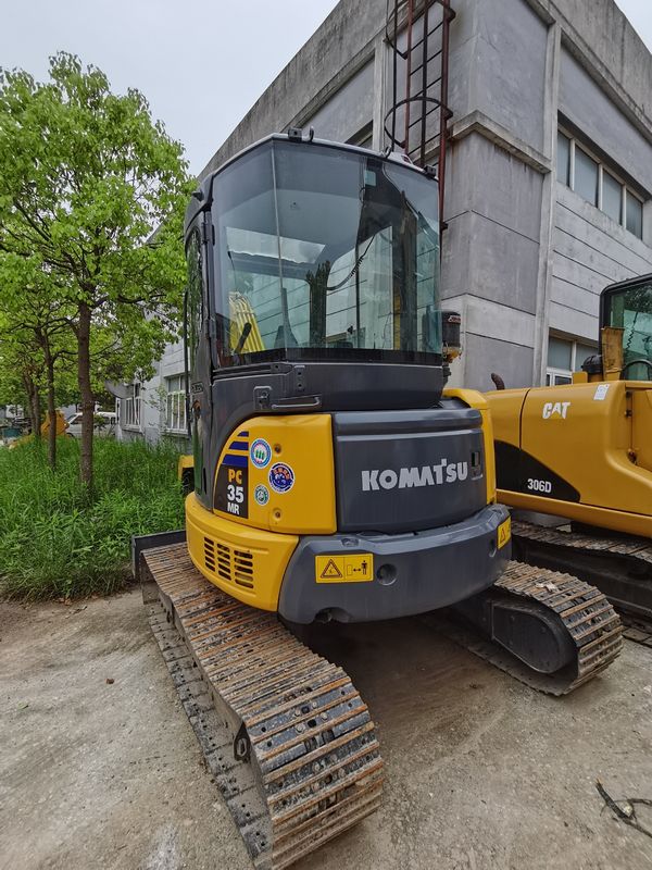 Excavadora usada komatsu pc 35 MR de buena calidad bajo precio para la venta