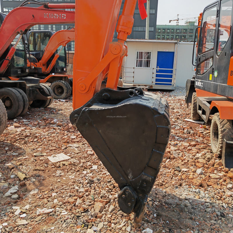 90 Excavadora nueva de ruedas de segunda mano DOOSAN DH150W-7 Excavadora usada de 4 ruedas