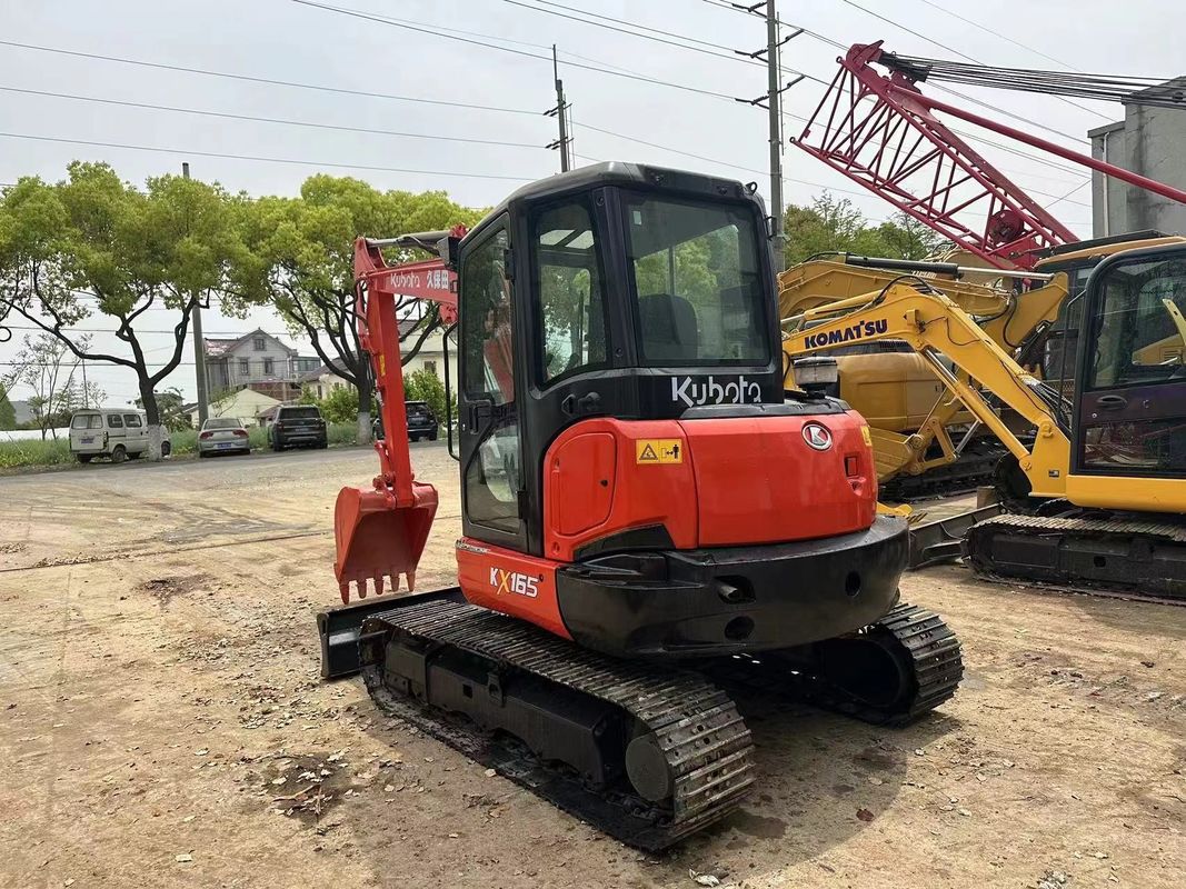 Mini excavadora usada Kubota165 de origen japonés precio barato/excavadora hidráulica de segunda mano